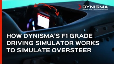 How Dynisma's F1 grade driving simulator works to simulate oversteer