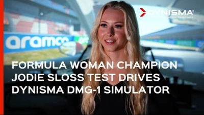 Jodie Sloss drives DMG-1 Motorsport Simulator
