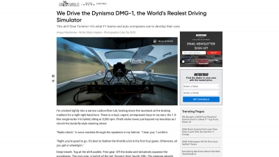 Motortrend drives the DMG-1, the realest driving simulator