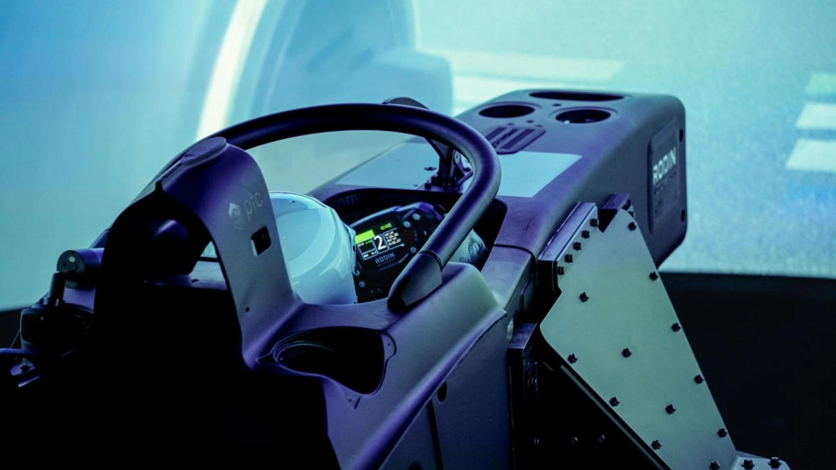 Dynisma DMG 1 at Rodin Motorsport Driver Performance Centre   mid